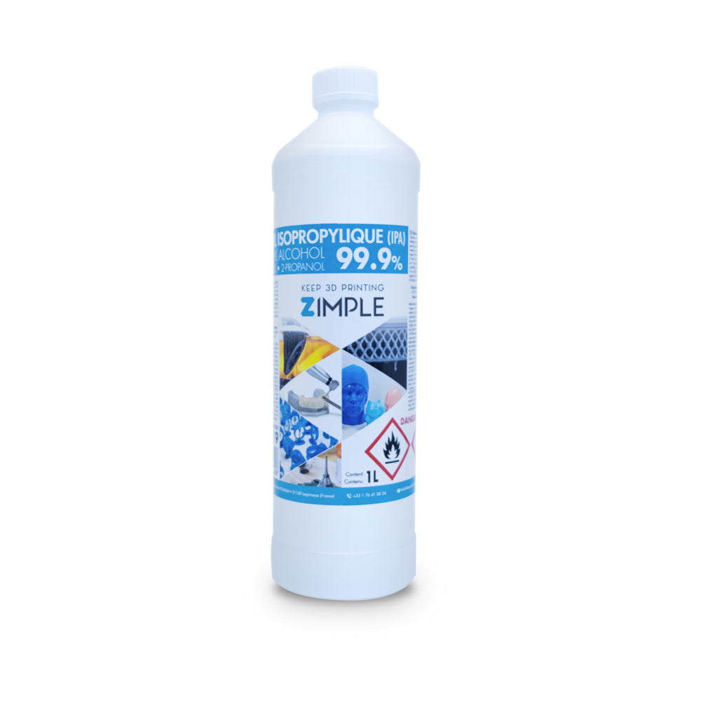 Zimple3D - Alcool Isopropylique (IPA) 99,99% - 1L