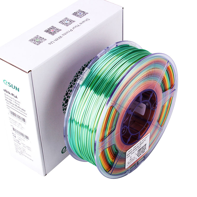 eSUN eSilk PLA Rainbow Multicolor 1.75 mm 1 kg
