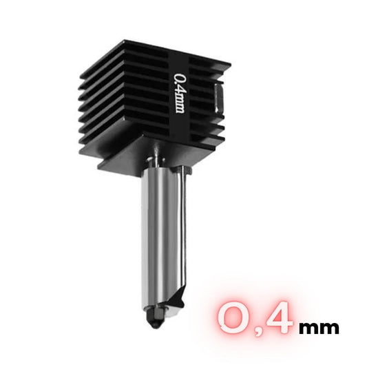 Zimple - Bambu Lab Série A1 & A1 Mini - Tête d'Extrusion avec Buse Acier 0,4 mm (Hotend)