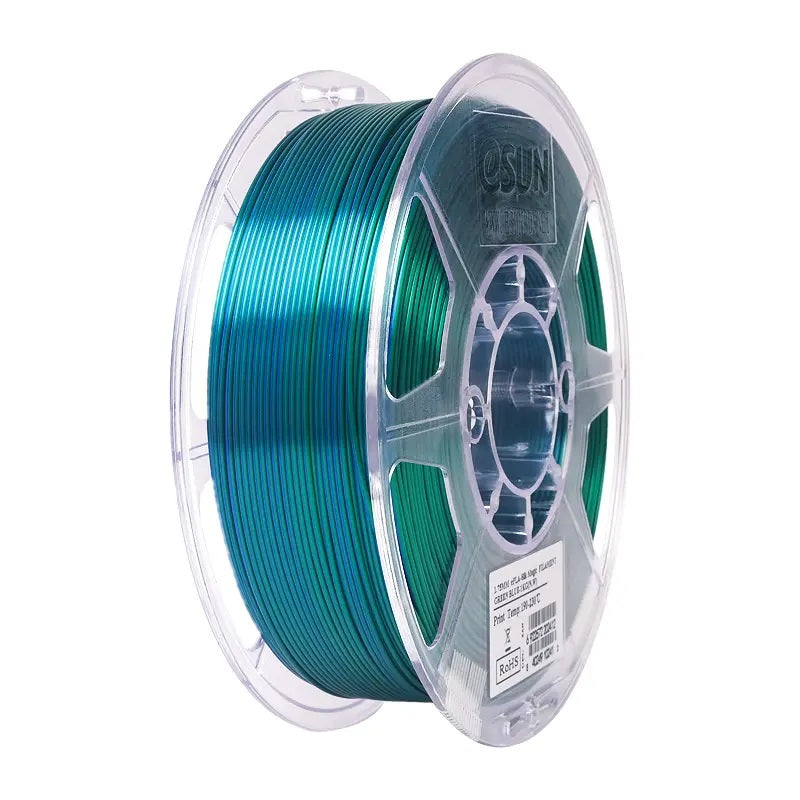 eSUN eSilk PLA-Magic Vert/Bleu 1,75 mm 1 kg