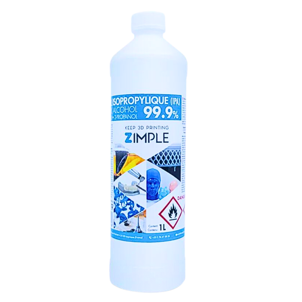 Zimple3D - Alcool Isopropylique (IPA) 99,99% - 1L