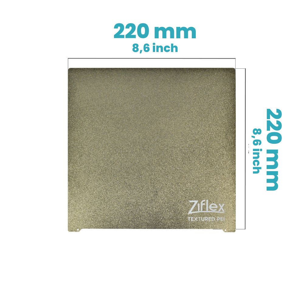 Ziflex - Upper Surface PEI 220 x 220 mm