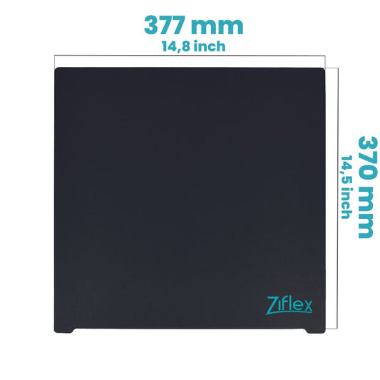 Ziflex - Upper surface Ultimate High temp 377 x 370 mm - Ender 5 Plus