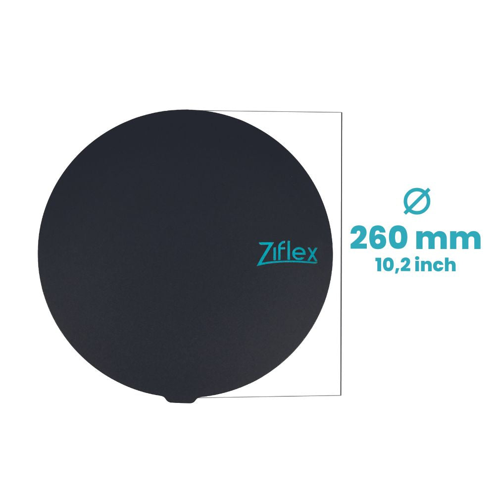 Ziflex - Upper surface Ultimate High temp Round 260 mm - Flsun QQ-S Delta