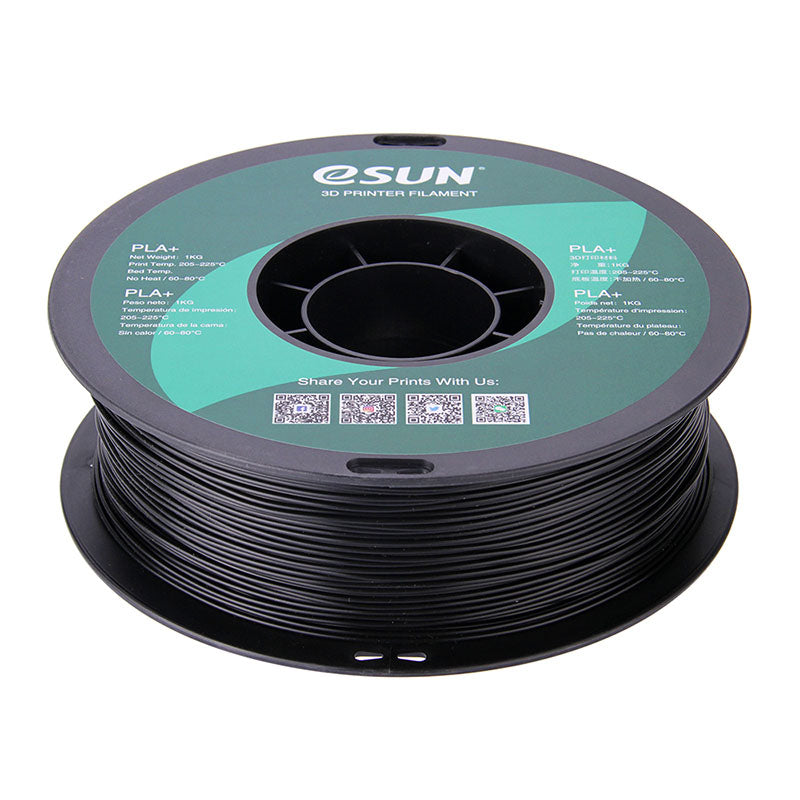 eSUN PLA+ Noir (Black) 1.75 mm 1 kg