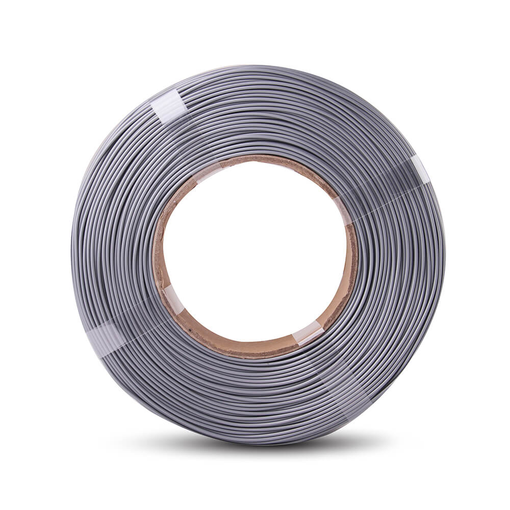 PLA+ eSun refill argent silver 1kilo 1.75mm disponible chez Atome3d