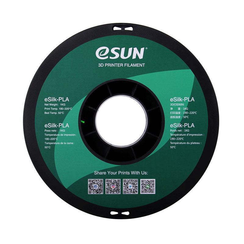 eSUN eSilk PLA Vert (Green) 1.75 mm 1 kg